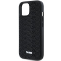 DKNY DKHCP15M3DRPWK iPhone 15 Plus 6.7" black/black hardcase 3D Rubber Repeat Pattern