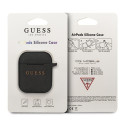 Guess GUACCSILGLBK AirPods 1/2 cover black/black Silicone Glitter