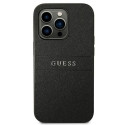 Guess GUHCP14LPSASBBK iPhone 14 Pro 6.1" black/black Saffiano Strap Guess GUHCP14LPSASBBK iPhone 14 Pro 6.1" black/black Saffiano Strap