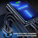 USAMS Lad. alone. 2xUSB+1xUSB-C 125W Fast Charge transparent black CC158CC01 (US-CC158)