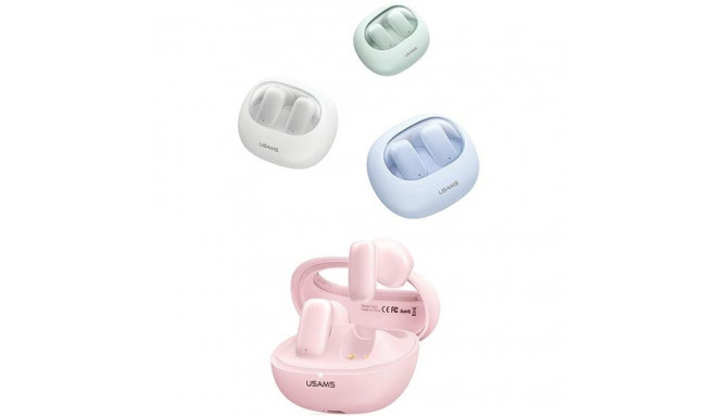 Usams Bluetooth 5.3 TWSTD Series juhtmevabad kõrvaklapid valged BHUTD01 (TD22)