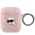 Karl Lagerfeld KLA2PGKIPP AirPods 1/2 cover pink/pink Monogram Karl Head