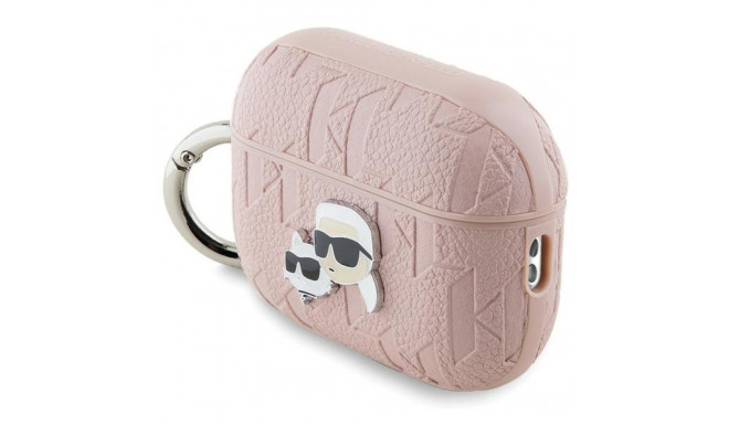 Karl Lagerfeld KLAP2PGKCPP AirPods Pro 2 (2022/2023) cover pink/pink Monogram Karl & Choupette Head