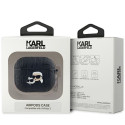 Karl Lagerfeld KLA3PGKCPK AirPods 3 cover black/black Monogram Karl & Choupette Head