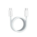 4smarts USB-C cable 100W 5A 1.5m magnetically retractable white/white 541012