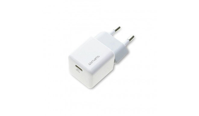 4smarts Wall charger + cable MFI VoltPlug PD 30W GaN USB-C/Lightning 1.5m white/white 451534