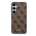 Guess GUHCS24SG4GFBR S24 S921 brown/brown hardcase 4G Metal Gold Logo