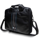 BMW bag BMCB15COMSCAKL 16" black/black Carbon Blue Stripes