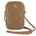Guess Handbag GUWBZPSQSSGW brown/brown Zip Quilted 4G