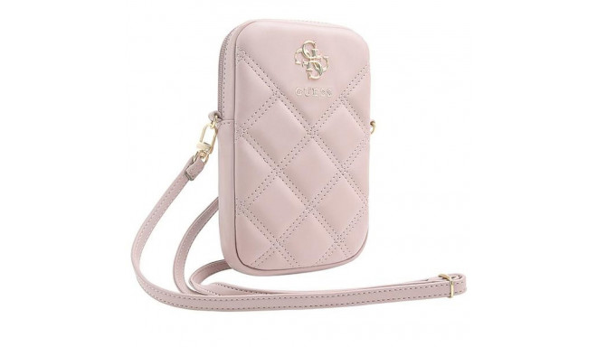 Guess GUWBZPSQSSGP roosa lukuga tepitud 4G kott