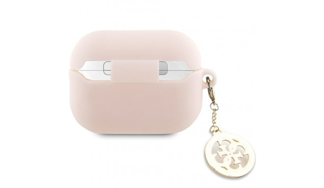 Guess GUAP23DSLGHDP AirPods Pro 2 (2022/2023) cover pink/pink 3D Rubber 4G Diamond Charm