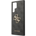 Guess GUHCS23L4GMGGR S23 Ultra S918 gray/gray hardcase 4G Big Metal Logo
