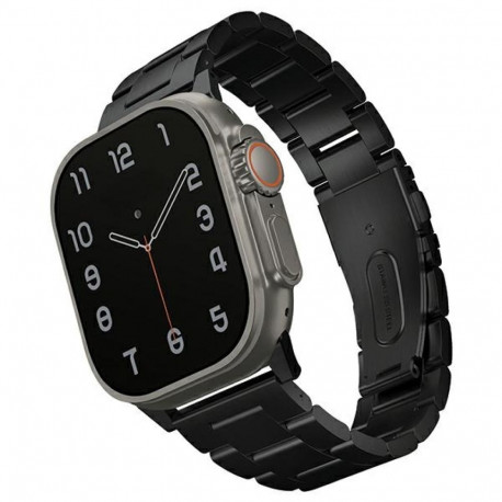 UNIQ Osta Strap Apple Watch 42/44/45/49mm Series 1/2/3/4/5/6/7/8/SE/SE2/Ultra Stainless Steel black