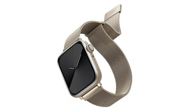 UNIQ Dante Strap Apple Watch Series 1/2/3/4/5/6/7/8/SE/SE2 42/44/45mm Stainless Steel starlight