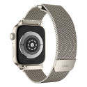 UNIQ Dante strap Apple Watch Series 1/2/3/4/5/6/7/8/9/SE/SE2 42/44/45mm Stainless Steel starlight