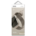 UNIQ Dante strap Apple Watch Series 1/2/3/4/5/6/7/8/9/SE/SE2 38/40/41mm Stainless Steel starlight