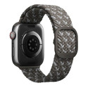 UNIQ Aspen Apple Watch strap 44/42/45 mm Series 1/2/3/4/5/6/7/8/9/SE/SE2 Braided DE gray/pebble gray
