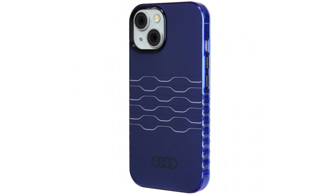 Audi IML MagSafe Case iPhone 15 / 14 / 13 6.1" blue/navy blue hardcase AU-IMLMIP15-A6/D3-BE