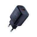 3MK HyperCharger 20W 1xUSB-C + 1xUSB-A PD/QC mains charger black/black