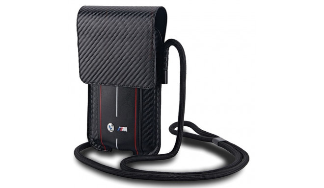 BMW BMPSP15XMSCAKR Wallet Bag black/black Carbon Red Stripes