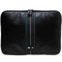 BMW Sleeve BMCS14COMSCAKL 14" black/black Carbon Blue Stripes