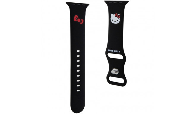 Hello Kitty Strap HKAWLSCHBLK Apple Watch 42/44/45/49mm must silikoonist Kitty peaga rihm