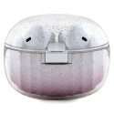 Guess Bluetooth headphones GUTWSHDGKEEP TWS + docking station pink/pink Glitter Gradient