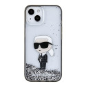 Karl Lagerfeld KLHCP15SLKKNSK iPhone 15 / 14 / 13 6.1" transparent hardcase Liquid Glitter Ikonik Karl Lagerfeld KLHCP15SLKKNSK iPhone 15 / 14 / 13 6.1" transparent hardcase Liquid Glitter Ikonik