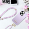 Guess GUOUCNMG4EU Universal CBDY Cord Strap Lilac/Lila Nylon 4G Metal Charm