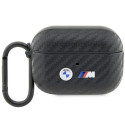 BMW BMAP2WMPUCA2 AirPods Pro 2 (2022/2023) cover black/black Carbon Double Metal Logo