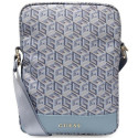 Guess Bag GUTB10HGCFSEB 10" blue/blue GCube Stripe Tablet Bag
