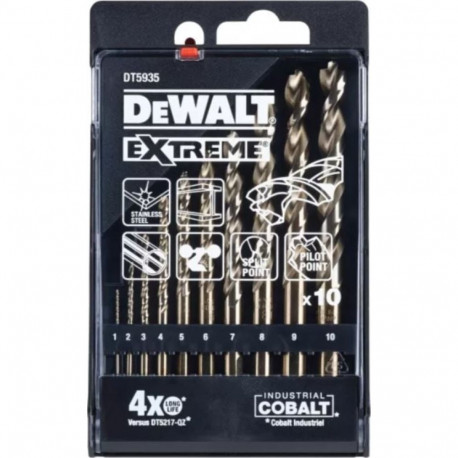 DEWALT COBALT DRILL DRILL SET 10 pcs.