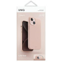 UNIQ Lino Hue iPhone 15 / 14 / 13 6.1" case Magclick Charging pink/blush pink