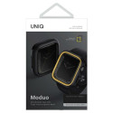 UNIQ case Moduo Apple Watch Series 4/5/6/7/8/9/SE/SE2 44/45mm black-mustard/midnight-mustard