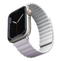 UNIQ strap Revix Apple Watch Series 1/2/3/4/5/6/7/8/9/SE/SE2 38/40/41mm. Reversible Magnetic lilac-w