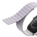 UNIQ strap Revix Apple Watch Series 1/2/3/4/5/6/7/8/9/SE/SE2 38/40/41mm. Reversible Magnetic lilac-w