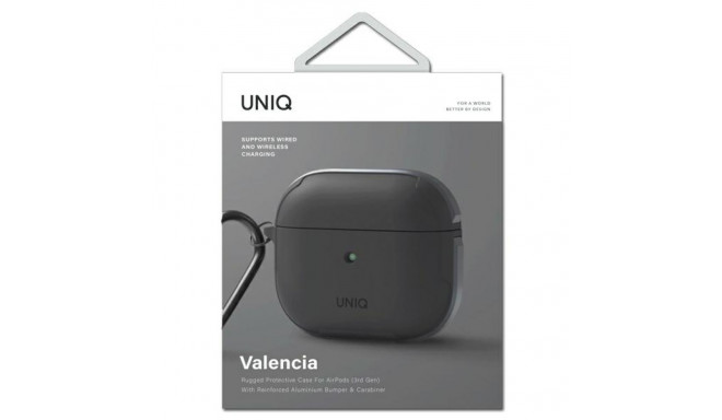 UNIQ Valencia AirPods 3 case grey/gray Antimicrobial