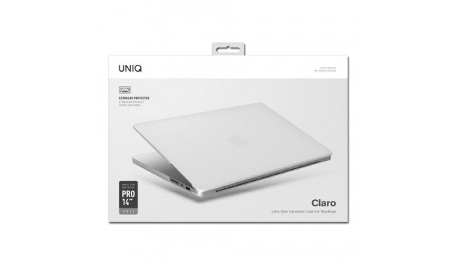 UNIQ Claro kaitseümbris MacBook Pro 14" (2021) tuvi matt läbipaistev