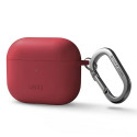 UNIQ case for Nexo AirPods 3 gen + Ear Hooks Silicone red/coral