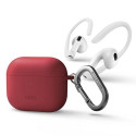 UNIQ case for Nexo AirPods 3 gen + Ear Hooks Silicone red/coral