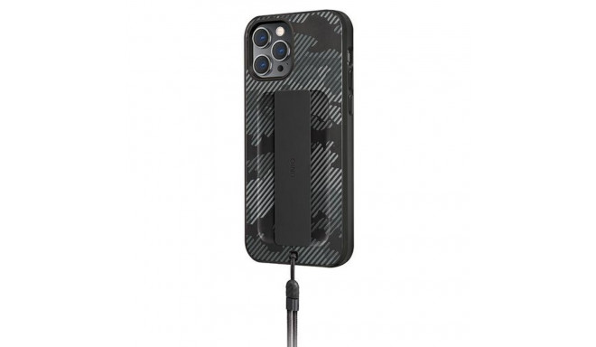 UNIQ Heldro Case iPhone 12 Pro Max 6.7" charcoal camo Antimicrobial