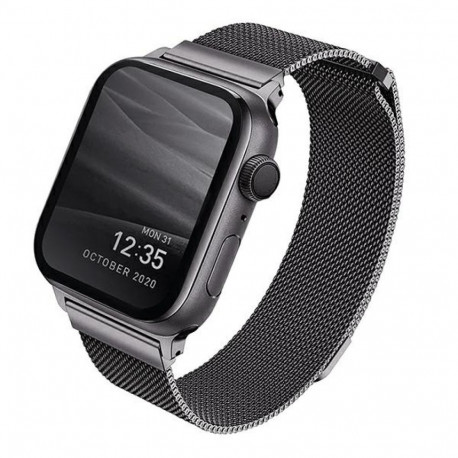 UNIQ Dante Strap Apple Watch Series 1/2/3/4/5/6/7/8/SE/SE2 38/40/41mm Stainless Steel graphite