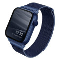 UNIQ Dante strap Apple Watch Series 1/2/3/4/5/6/7/8/9/SE/SE2 38/40/41mm Stainless Steel blue/marine 