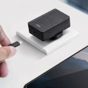 UNIQ Lad. network. Versa Slim USB-C PD 18W + USB-C to USB-C cable black/charcoal black (LITHOS Colle UNIQ Lad. network. Versa Slim USB-C PD 18W + USB-C to USB-C cable black/charcoal black (LITHOS Colle