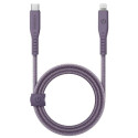 ENERGEA Flow USB-C - Lightning C94 MFI cable 1.5m purple/purple 60W 3A PD Fast Charge