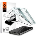 Spigen Glas.TR FC iPhone 15 Pro Max 6.7" "EZ FIT" 2 pcs. tempered glass black frame AGL06873