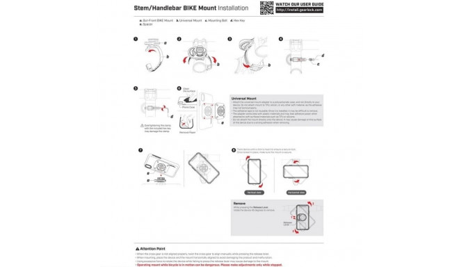 Spigen GearLock Handleba r MS100 000MP25057 Bike Mount