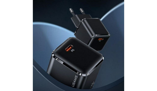 Usams laadija 1xUSB-C T45 30WPD3.0 +QC3.0 kiirlaadimine +kaabel U63 USB-C/Lightning valge/valge UXTZ