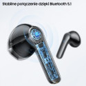 USAMS Bluetooth 5.1 TWS XH Series Headphones Dual mic wireless blue/blue BHUXH03