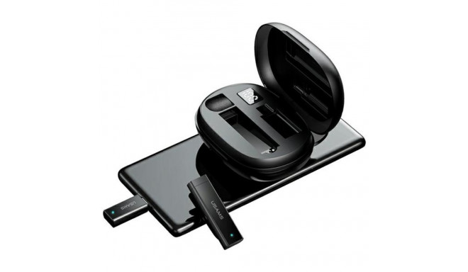 USAMS juhtmevaba lavalier-mikrofon ENC 2.4G USB-C + 2x adapter ZB247